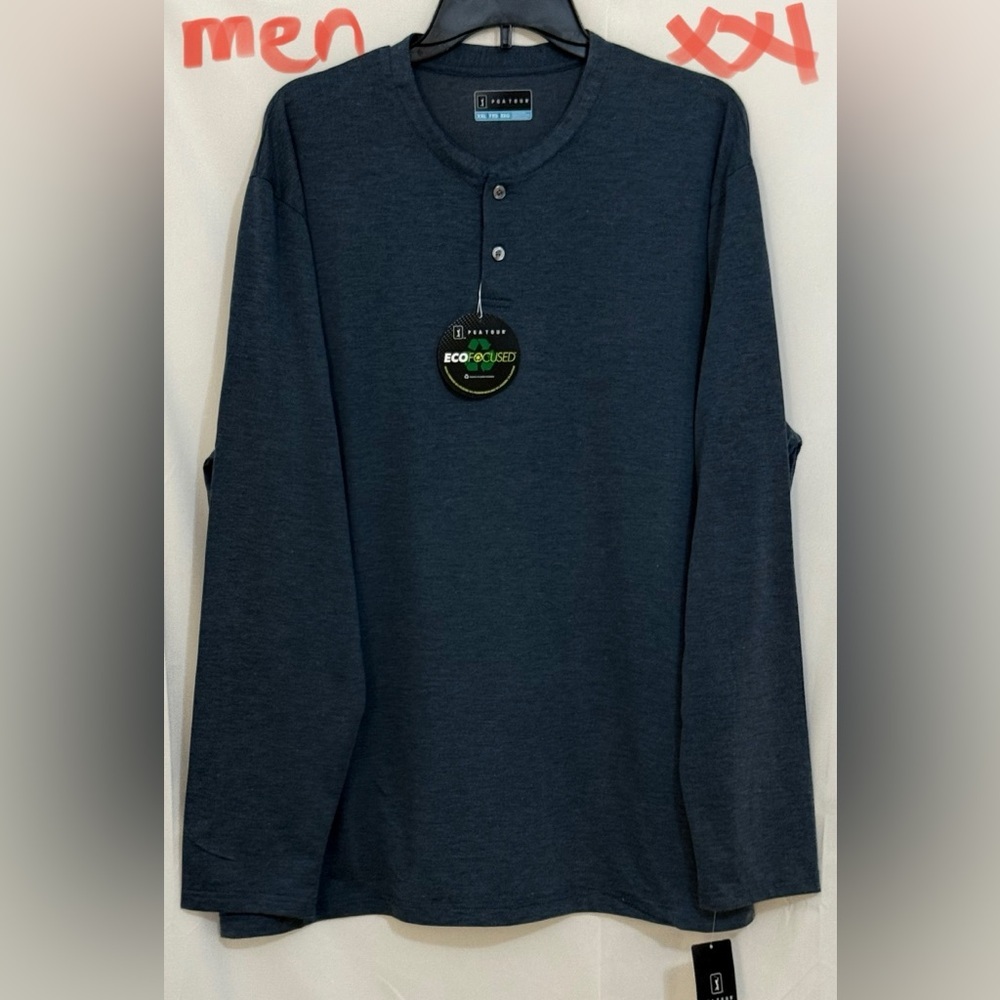 PGA Tour Navy Long Sleeve Shirt